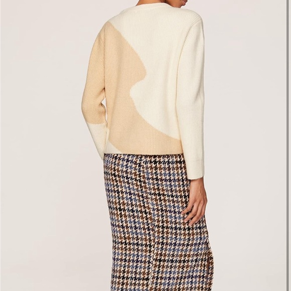 NWOT Derek Lam Ribbed Cashmere Blend Sweater Size Small! - Picture 2 of 3